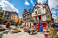 Stadt Rouen, Normandie, Frankreich