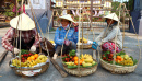 Obstverkäufer in Hoi An, Vietnam