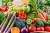 Verschiedene Gemüse und Früchte