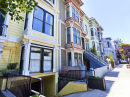 Viktorianische Häuser in San Francisco, Mission District