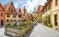 Rothenburg ob der Tauber, Bayern, Deutschland