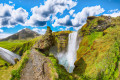 Wasserfall Skógafoss in Island