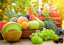 Obst- und Gemüsekörbe