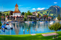Schloss Spiez, Thunersee, Schweiz