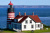West Quoddy Head Leuchtturm in Maine