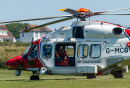 HM Coastguard Rettungshubschrauber in Wales
