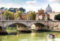 Petersdom und Brücke Sant Angelo, Rom
