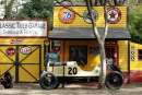 Alte Garage in Buenos Aires, Argentinien