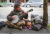 Straßenmusiker in Vancouver, Kanada
