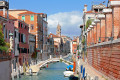 Kanal in Venedig, Italien