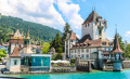 Schloss Oberhofen, Thunersee, Schweiz