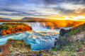 Wasserfall Godafoss, Island