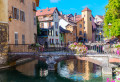 Fluss Thiou in Annecy, Frankreich