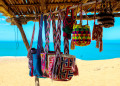 Wayuu-Taschen, Cabo de la Vela, Kolumbien