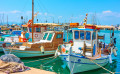 Fshing Boats, Hafen von Ägina, Griechenland