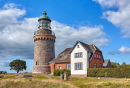 Leuchtturm Hammeren Fyr, Insel Bornholm, Dänemark