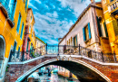 Alte Brücke in Venedig