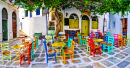 Traditionelle griechische Taverne, Insel Ios
