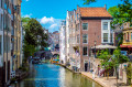 Alter Kanal in Utrecht, Niederlande