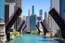 Brücken über den Chicago-River