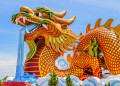 Drache im chinesischen Tempel
