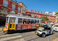 Historische Straßenbahn in Lissabon, Portugal
