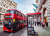 Doppeldeckerbus im Piccadilly Circus, London