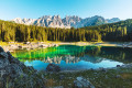 Karersee in den Dolomiten, Italien