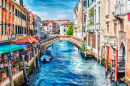 Canal Rio dei Greci in Venedig