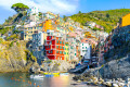 Fischerdorf Riomaggiore, Italien