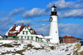 Leuchtturm Portland Head, Cape Elizabeth, Maine