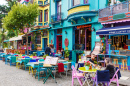 Street Cafe in Istanbul, Türkei