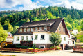 Haus in den deutschen Alpen