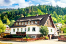 Haus in den deutschen Alpen