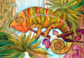 Chamäleon-Batik