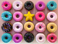 Bunte Donuts