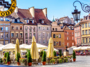 Marktplatz in der Altstadt, Warschau, Polen