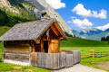 Altes Bauernhaus auf der Eng Alm, Österreich