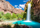 Havasupai-Wasserfälle, Arizona, Vereinigte Staaten von Amerika