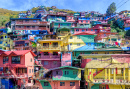 Häuser in Baguio, Philippinen