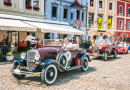 Historische Autos in Český Krumlov