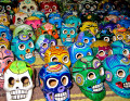 Mexikanische Totenkopf-Souvenirs