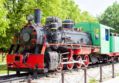 Dampflokomotive, Kostolac, Serbien