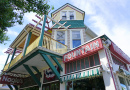 Viktorianische Häuser in Ocean Grove NJ, Vereinigte Staaten von Amerika