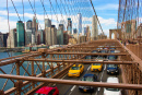 Brooklyn Bridge in New York, Vereinigte Staaten von Amerika