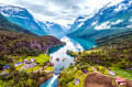Gebirgslandschaft, Norwegen