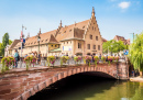 Ill River in Straßburg, Frankreich