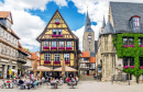 Marktplatz in Quedlinburg, Deutschland