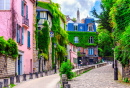Montmartre-Viertel in Paris, Frankreich