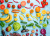 Obst und Gemüse Rainbow Zusammensetzung